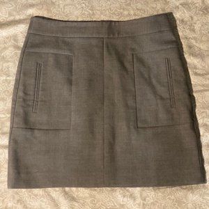 Loft gray size 2 pencil skirt